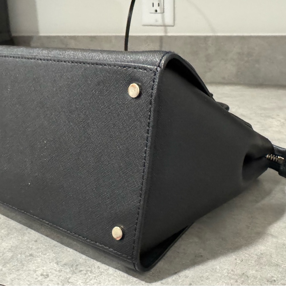 Kate Spade Cameron Street Medium Black Leather Satchel! Very Gently Used! - Picture 10 of 13